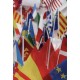 Banderas plastico con palo