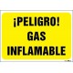¡Peligro! Gas inflamable