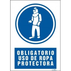 Obligatorio uso de ropa protectora