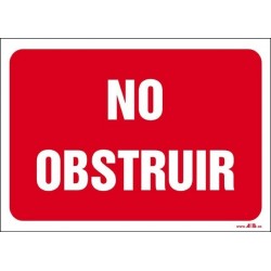 No obstruir