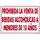 Prohibida la venta de alcohol a menores