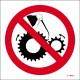 Prohibido engrasar o limpiar estando la máquina en funcionamiento