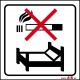 Prohibido fumar en la cama