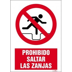 Prohibido saltar las zanjas