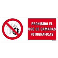 Prohibido el uso de cámaras fotográficas