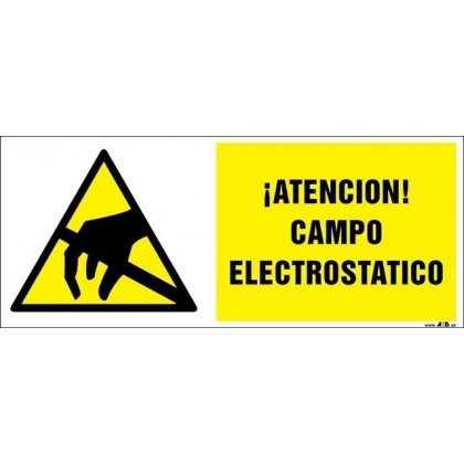 ¡Atención Campo electrostático