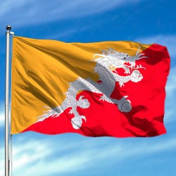 Bandera de Bután