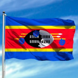 Bandera de Suazilandia (Esuatini)