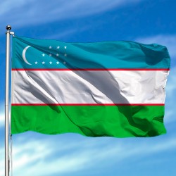Bandera de Uzbekistán