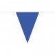 Cadena banderines triángulos, un color