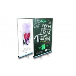 Expositor Roll-up dos caras