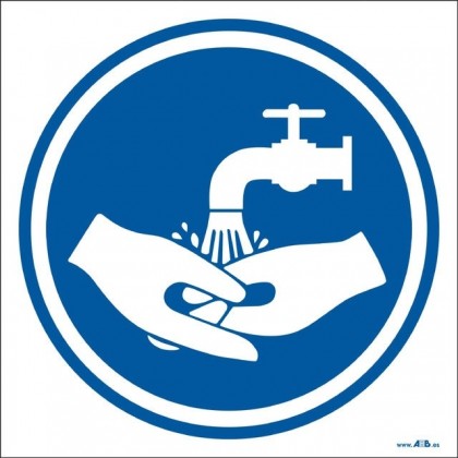 Es obligatorio lavarse las manos